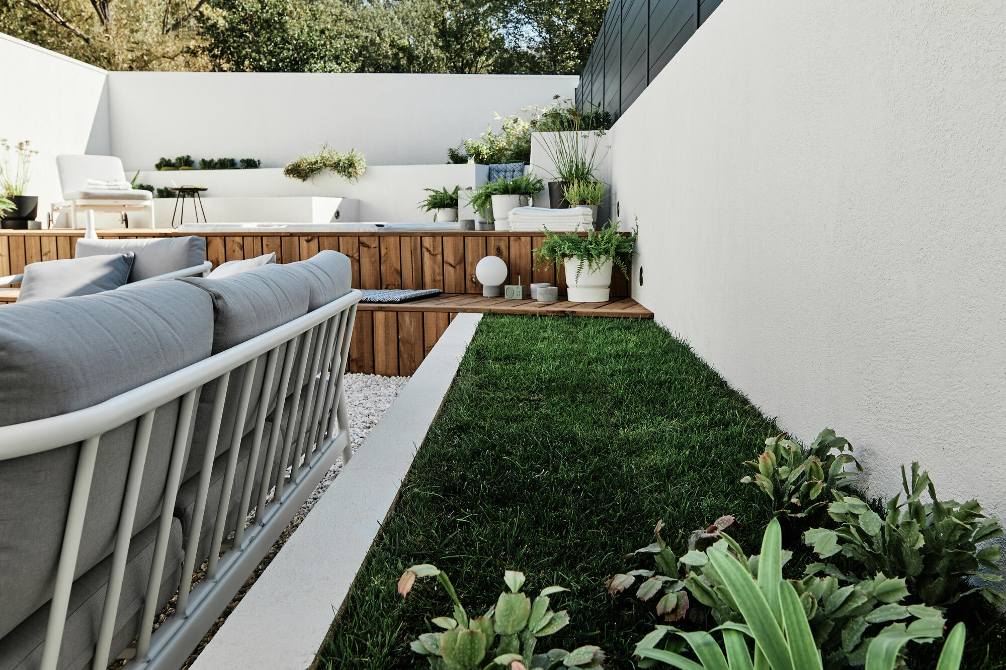 bac maçonné dans petit jardin bac maçonné dans petit jardin
