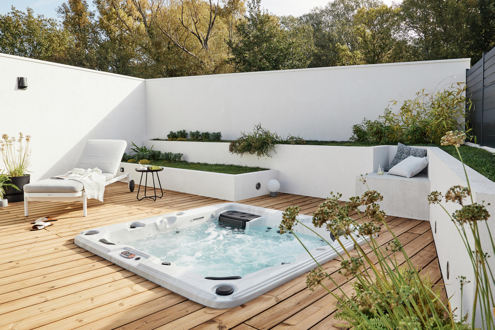 terrasse avec spa intégré terrasse avec spa intégré