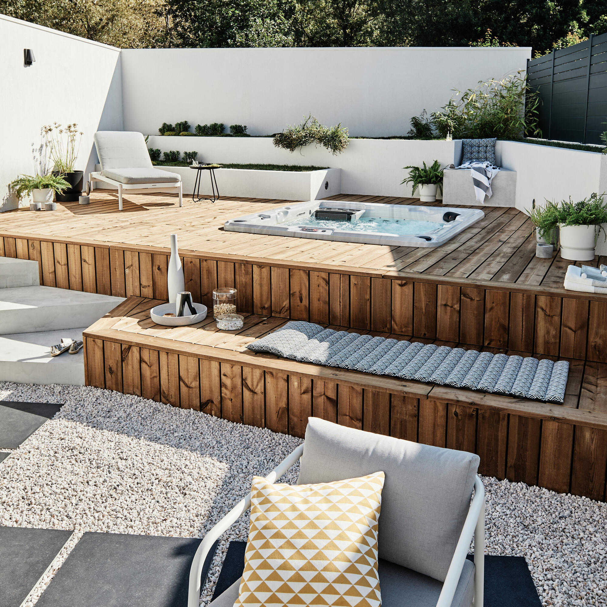 jardin avec spa jardin avec spa