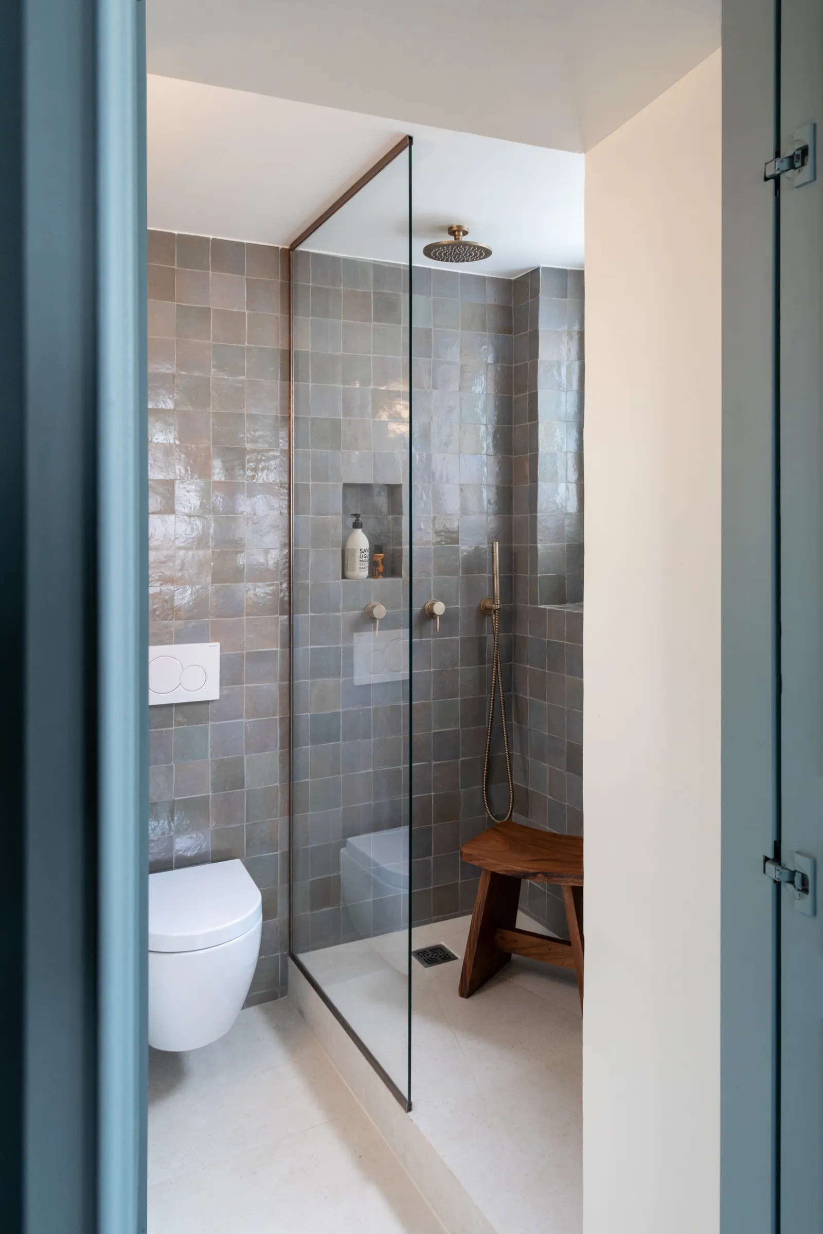 salle de bain avec zelliges grises salle de bain avec zelliges grises
