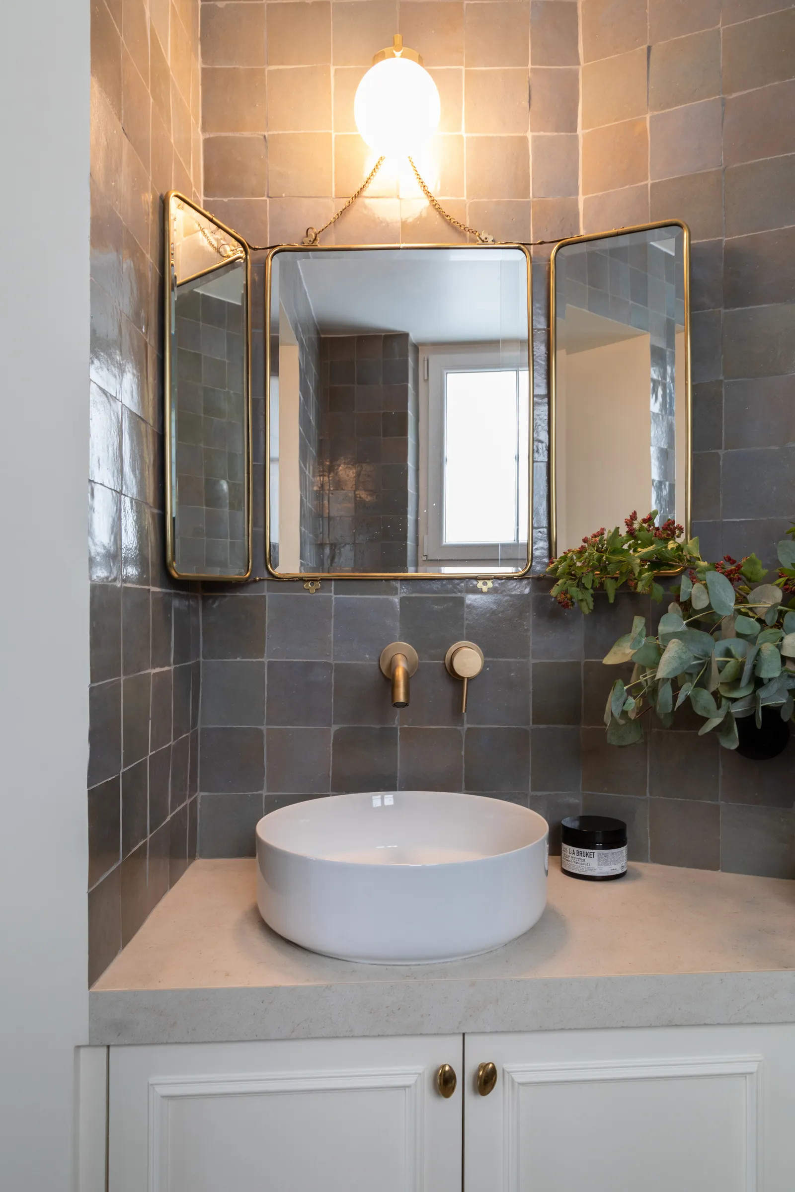 salle de bain avec zelliges grises salle de bain avec zelliges grises