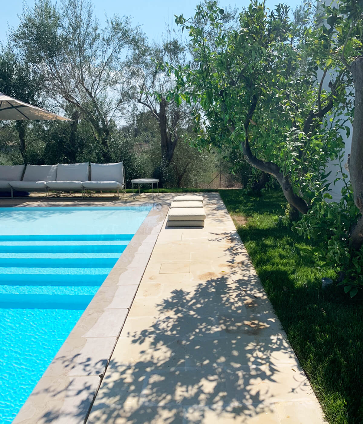 piscine maison rénovée