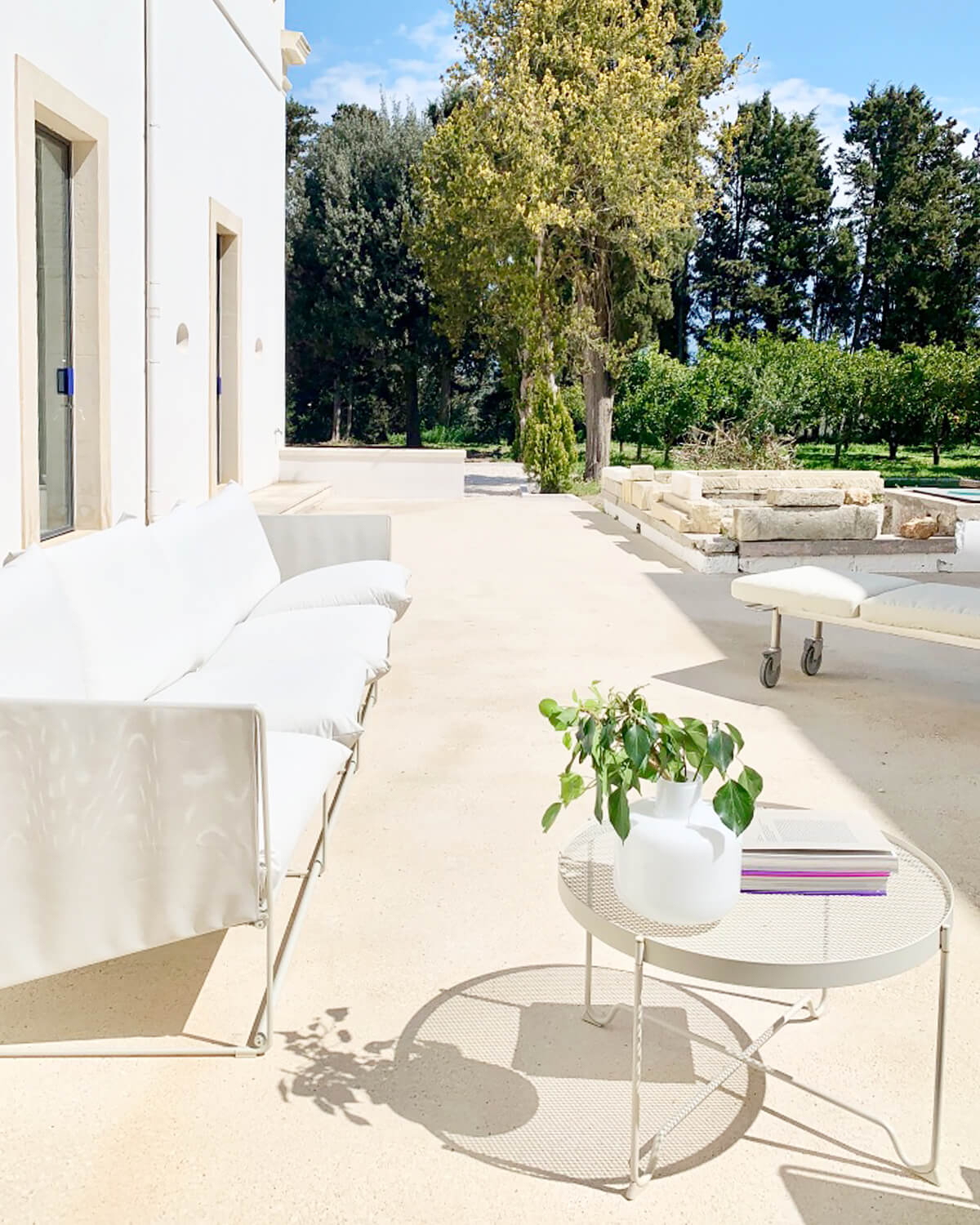 terrasse maison rénovée