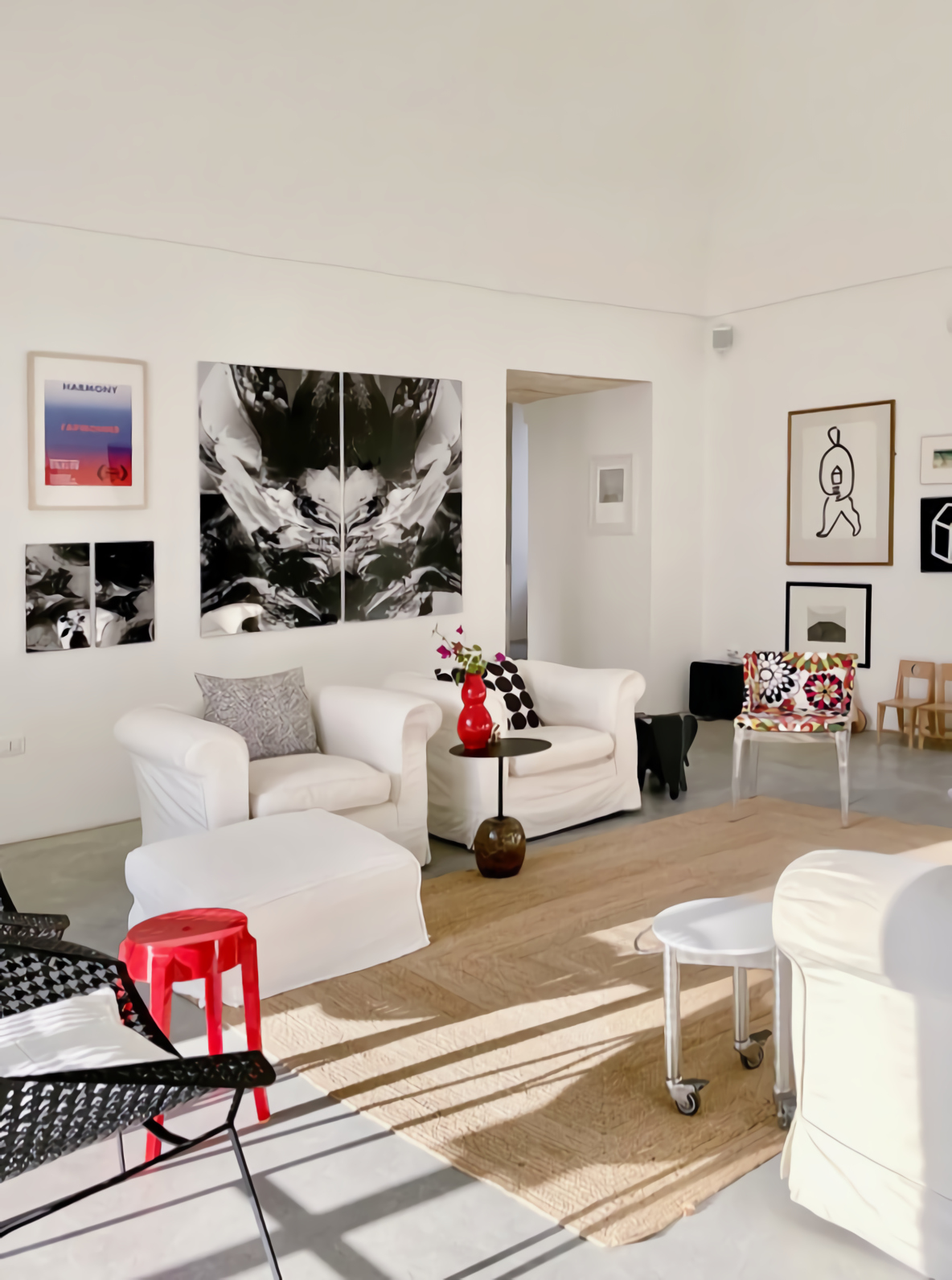 salon design maison rénovée