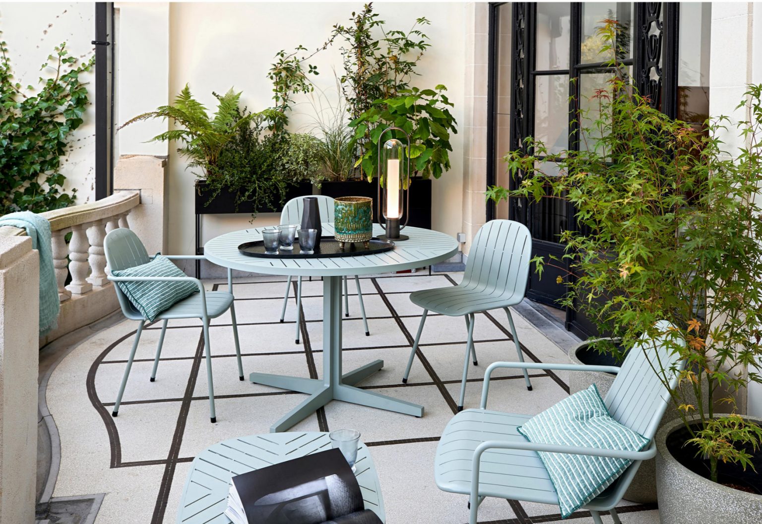 terrasse appartement immeuble classique