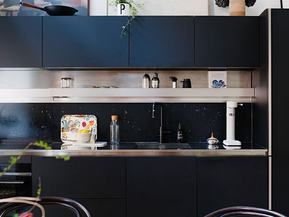 cuisine noire et granit cuisine noire et granit
