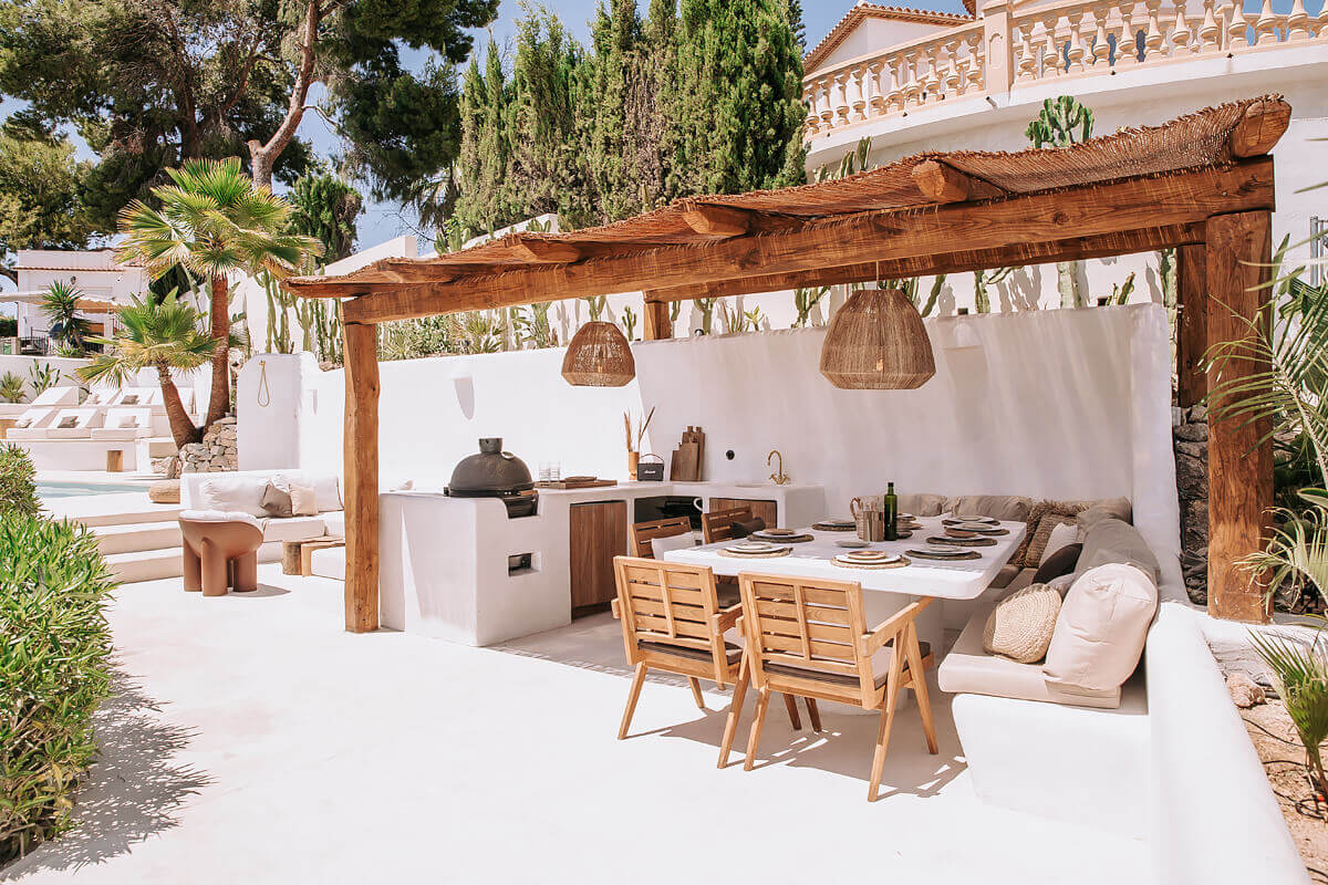 pergola bois avec canisses pergola bois avec canisses