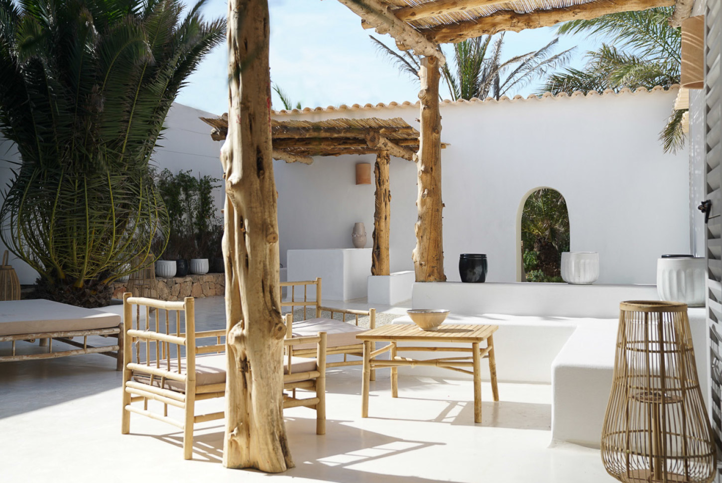 terrasse couverte avec pergola bois et canisses terrasse couverte avec pergola bois et canisses