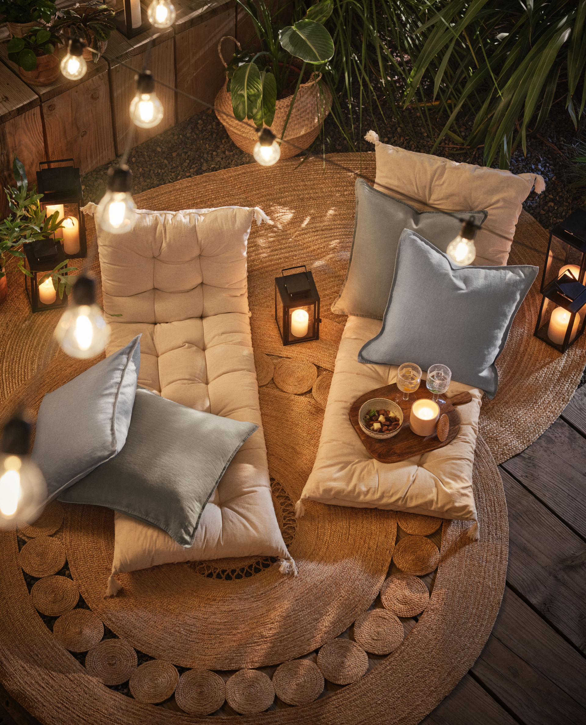 terrasse aménagée décoration naturelle hm terrasse aménagée décoration naturelle hm