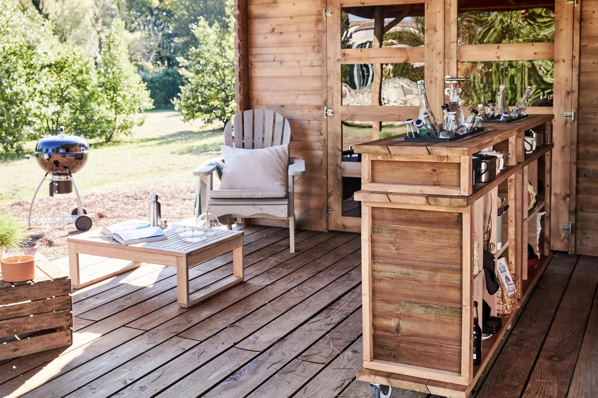 terrasse bois avec cuisine d terrasse bois avec cuisine d'été