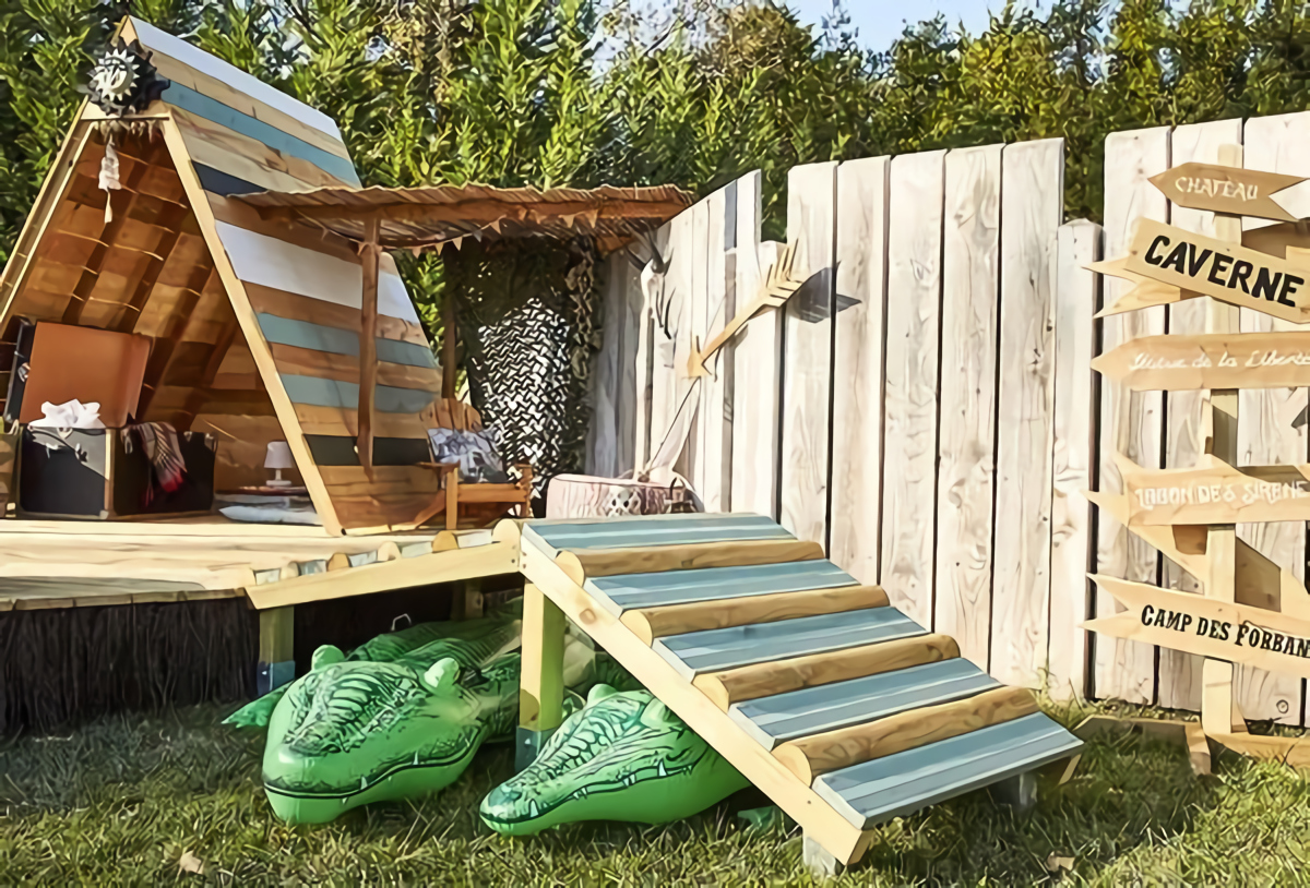 jardin avec cabane en bois jardin avec cabane en bois