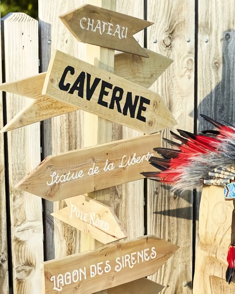 poteau indicateur bois DIY poteau indicateur bois DIY