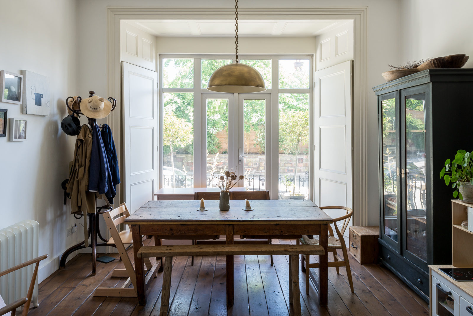 salle à manger décoration vintage