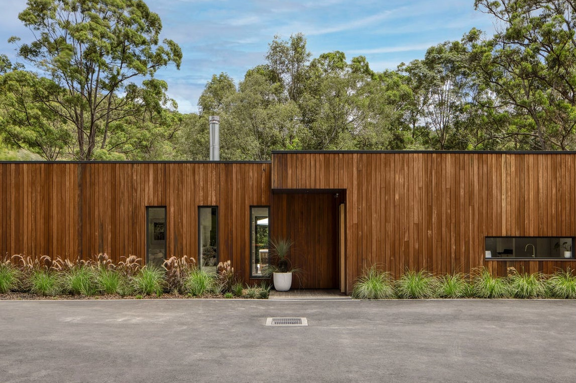 façade maison contemporaine en bois