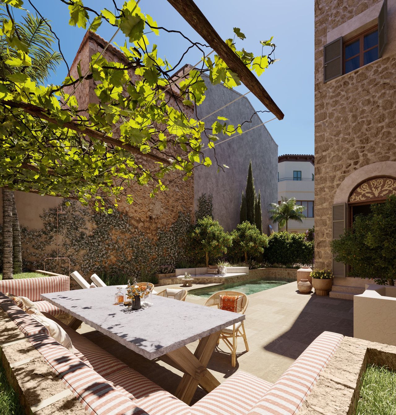 jardin avec piscine villa Mon Cor Berrow Projects jardin avec piscine villa Mon Cor Berrow Projects