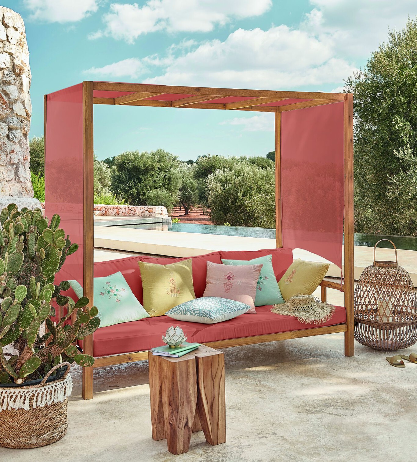 terrasse aménagée Maisons du Monde nouvelle collection 