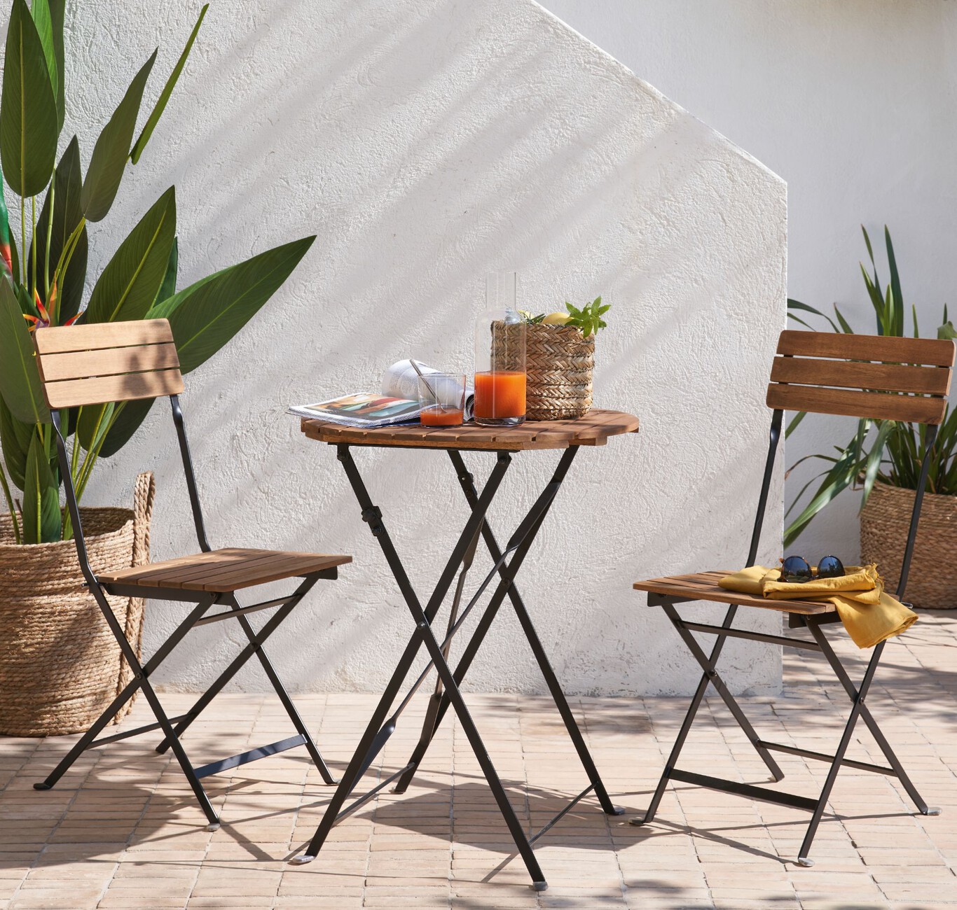 terrasse aménagée Maisons du Monde nouvelle collection 