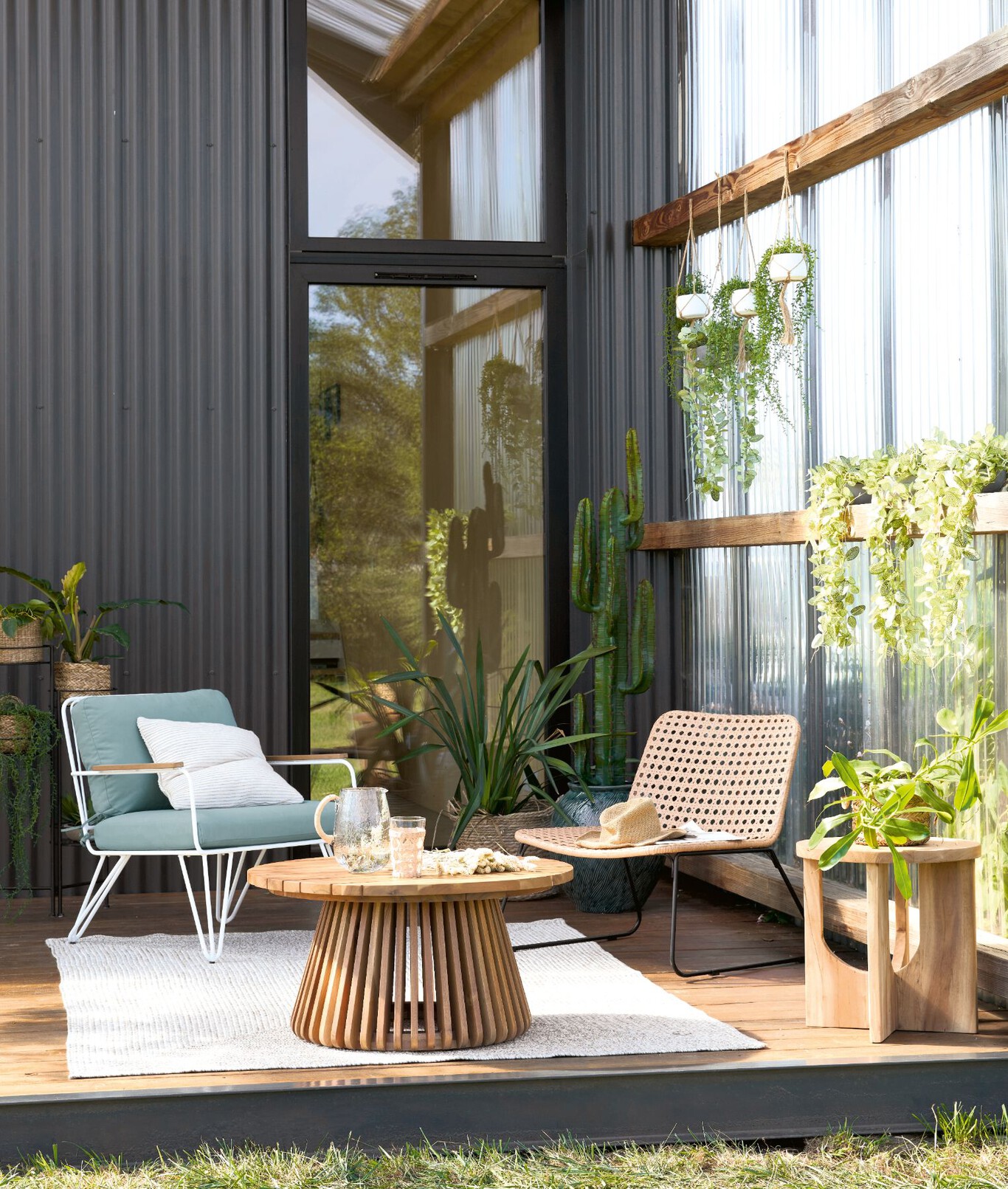 terrasse aménagée Maisons du Monde nouvelle collection 