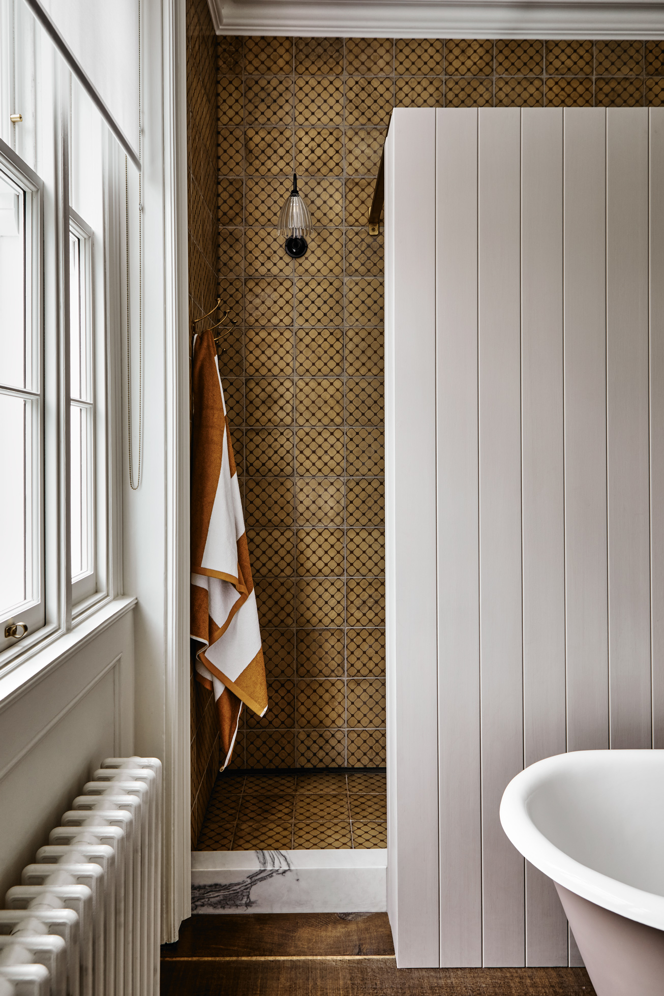 salle de bain vintage maison rénovée Londres salle de bain vintage maison rénovée Londres