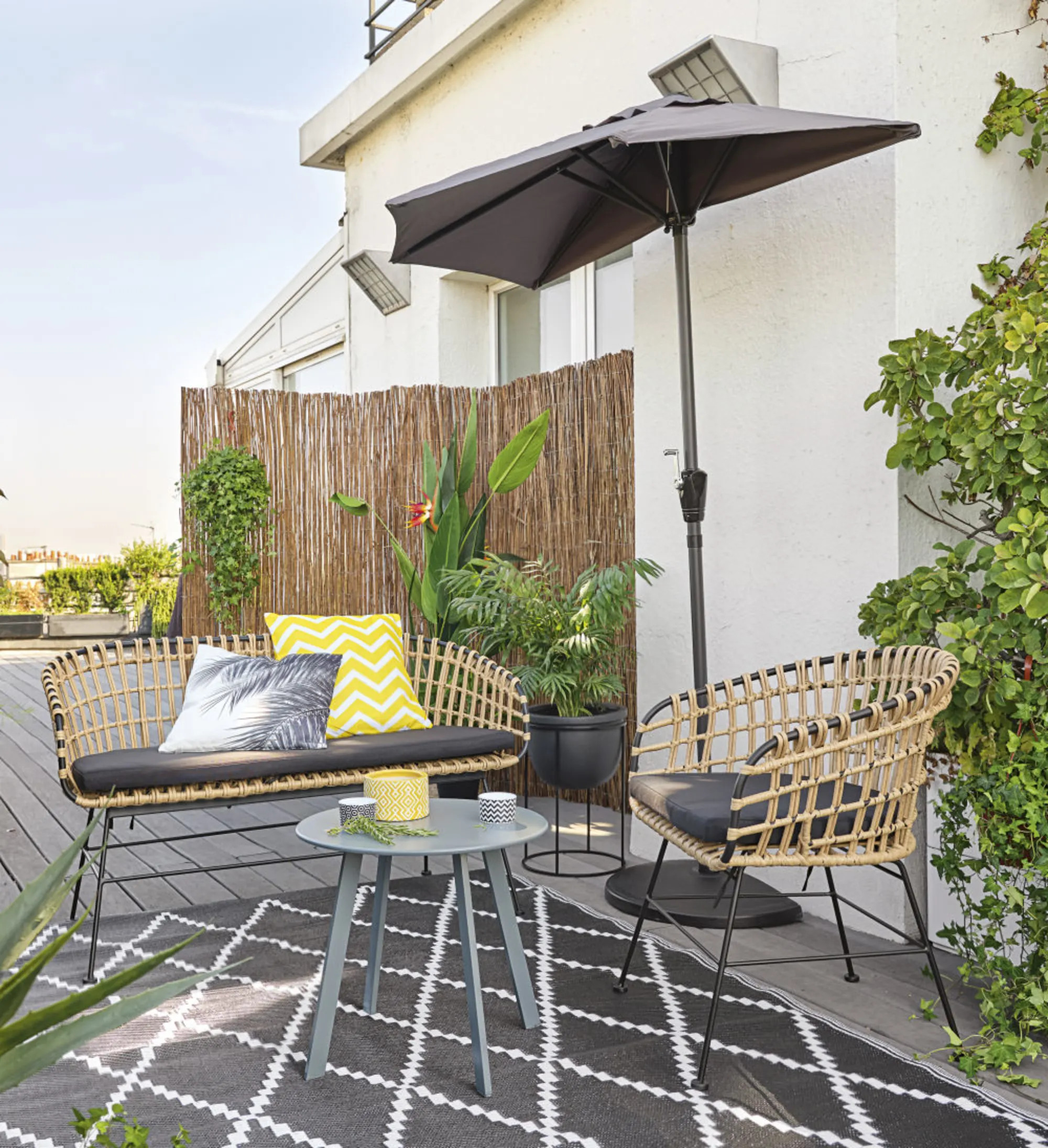 terrasse aménagée Maisons du Monde terrasse aménagée Maisons du Monde