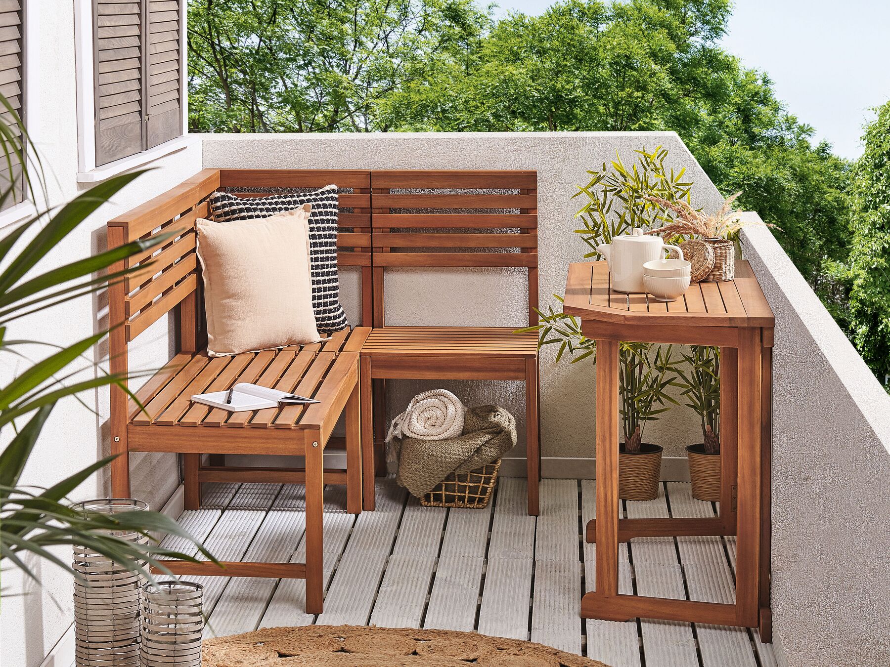 balcon aménagé Maisons du Monde balcon aménagé Maisons du Monde