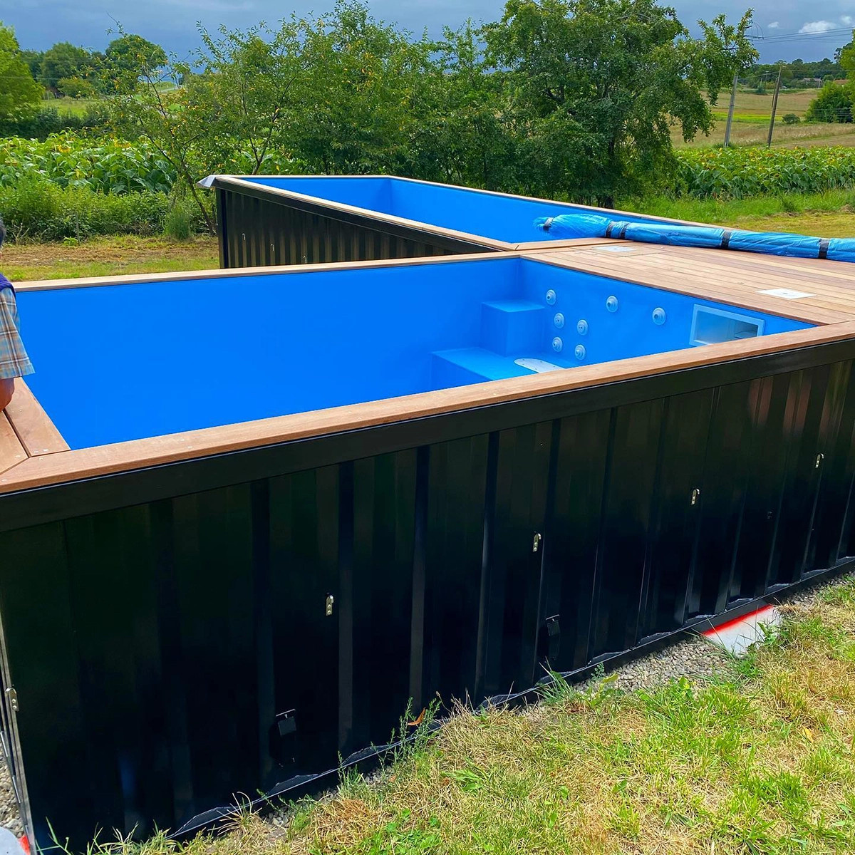 double piscine container double piscine container