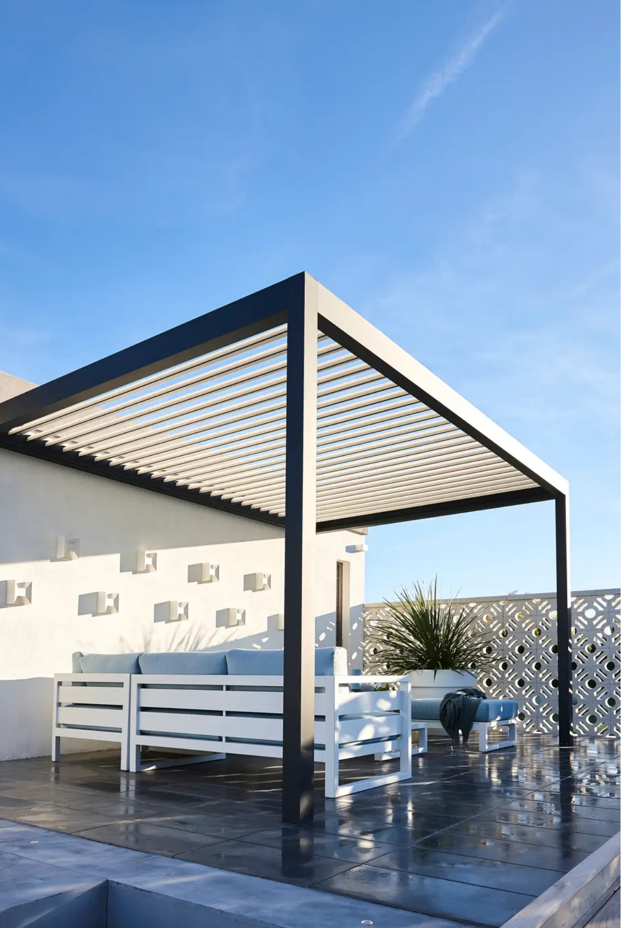 terrasse design avec pergola bioclimatique terrasse design avec pergola bioclimatique