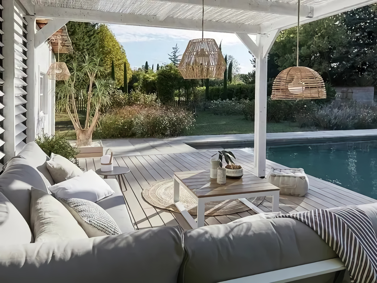 terrasse avec pergola