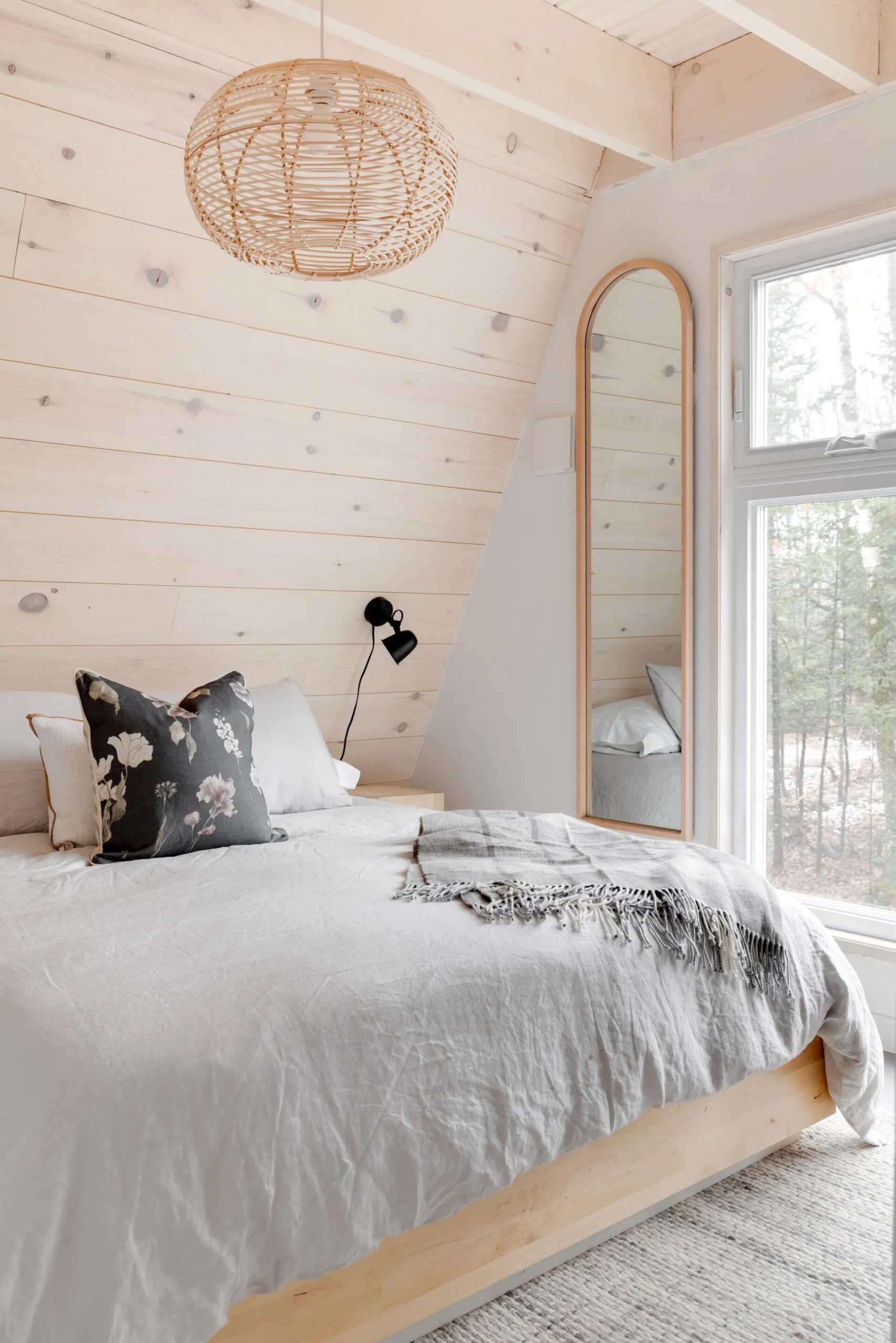 chambre maison en bois