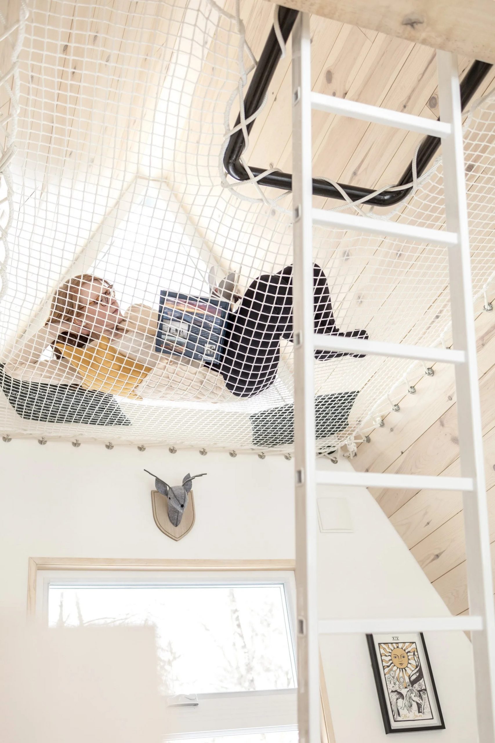 mezzanine avec filet