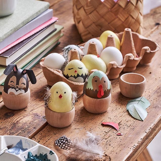 décoration oeufs Pâques DIY Sostrene Grene décoration oeufs Pâques DIY Sostrene Grene