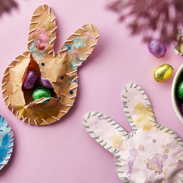 décoration sac chocolat Pâques DIY Sostrene Grene décoration sac chocolat Pâques DIY Sostrene Grene