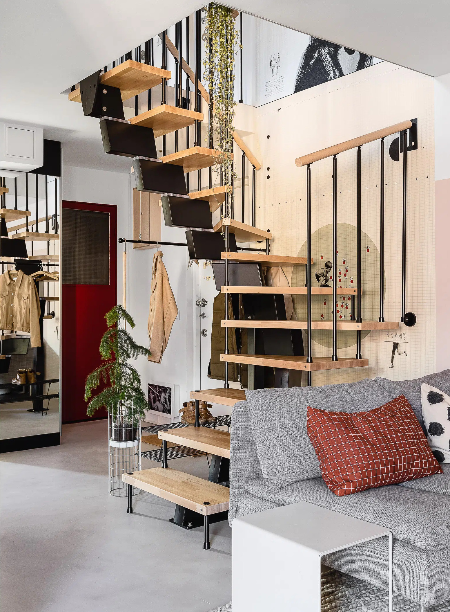 escalier bois et acier design escalier bois et acier design