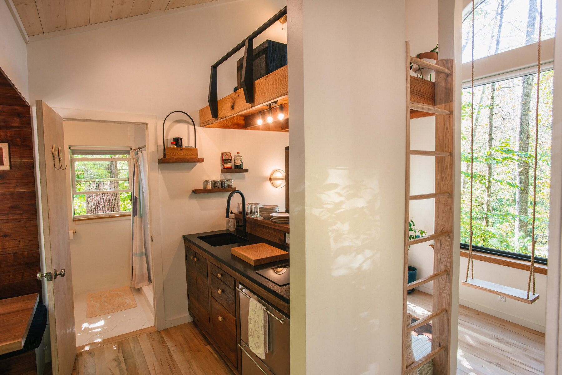 cuisine mini maison de 37m2 "The Nook"