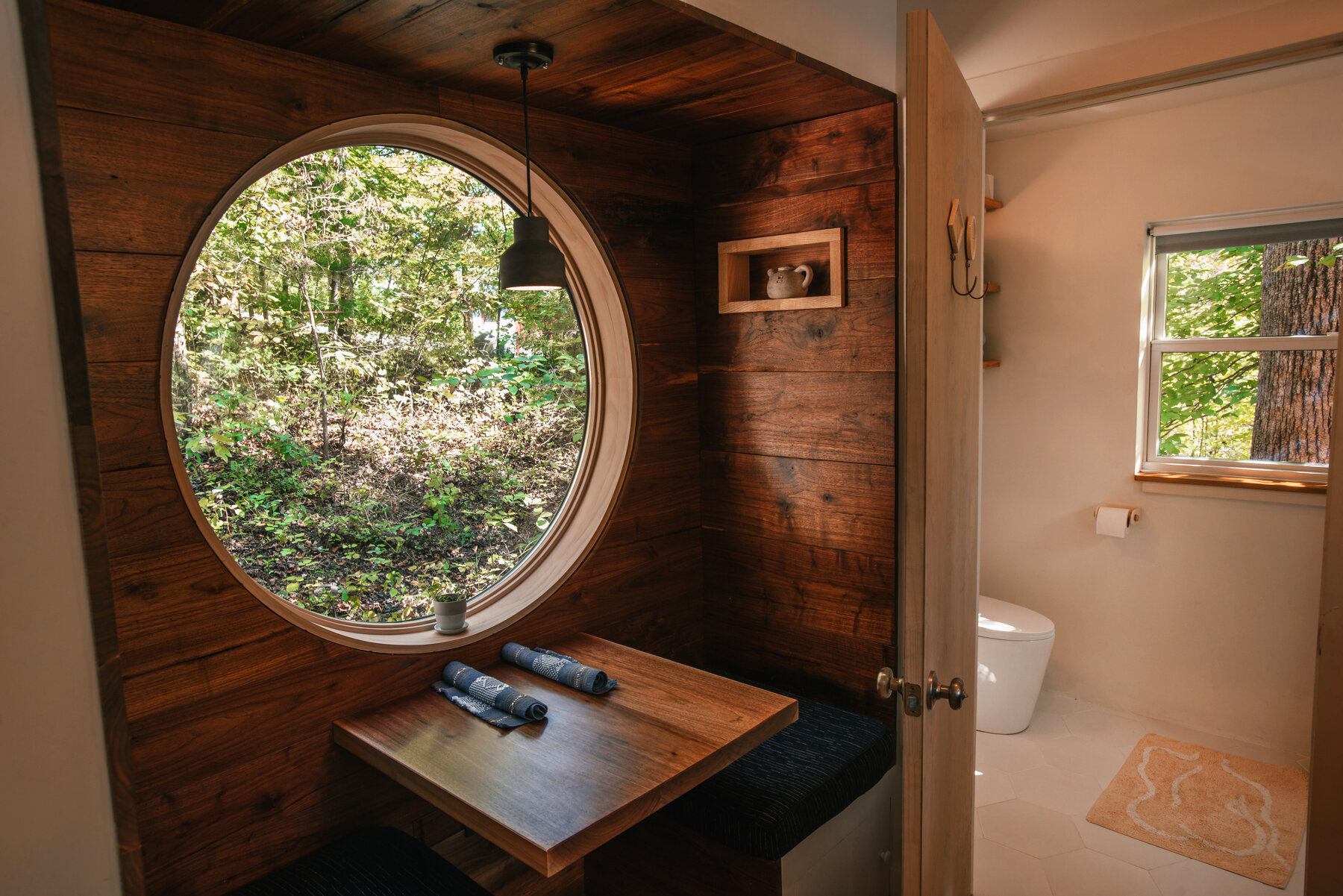 salle de bain bois