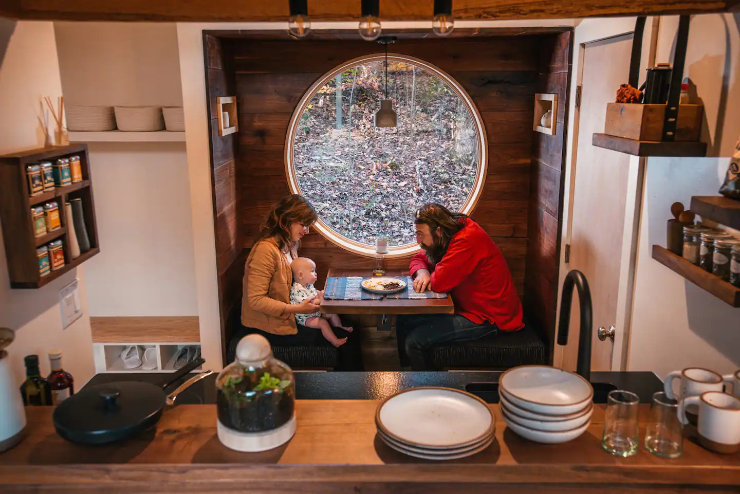 cuisine mini maison de 37m2 "The Nook"