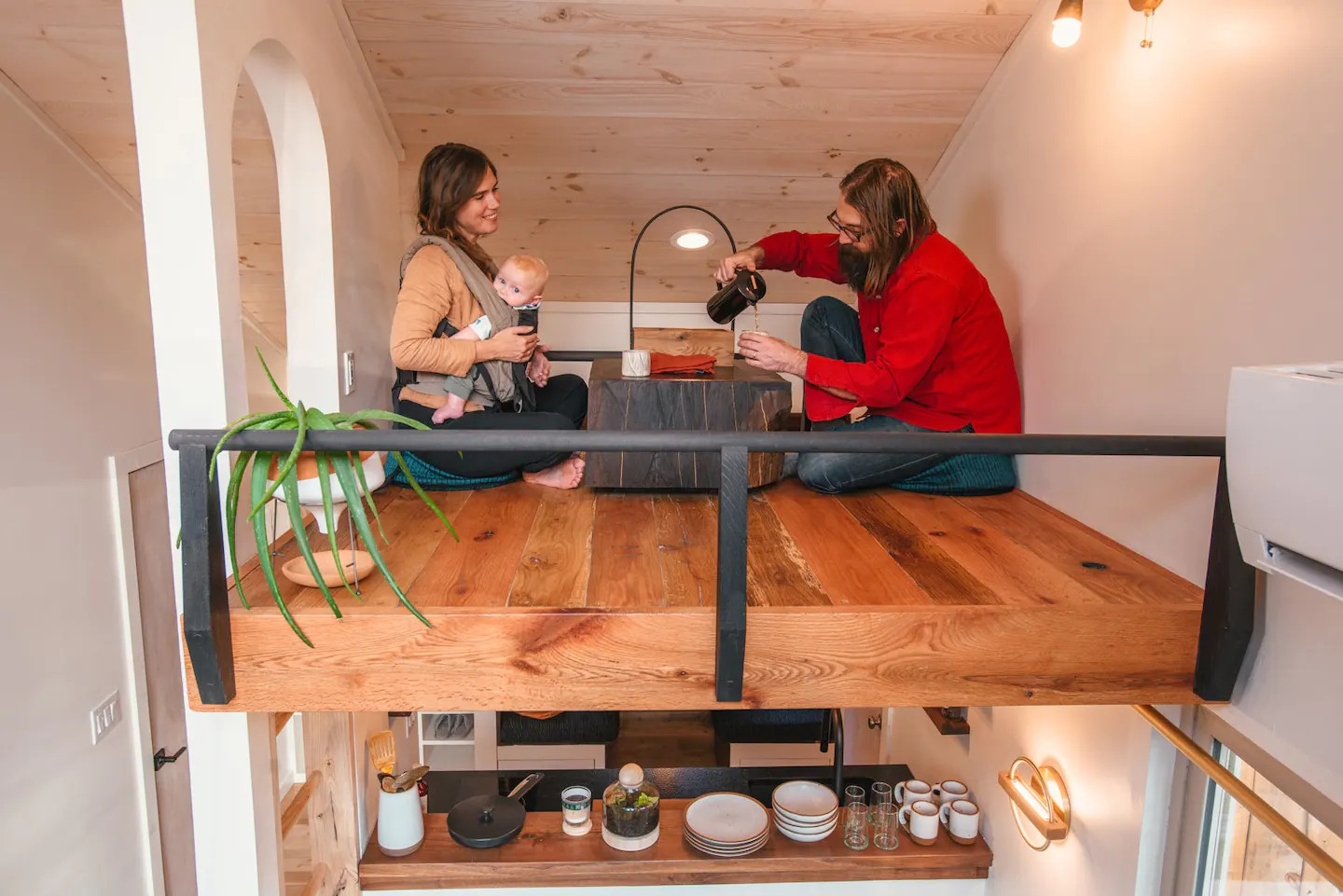 mezzanine tiny house