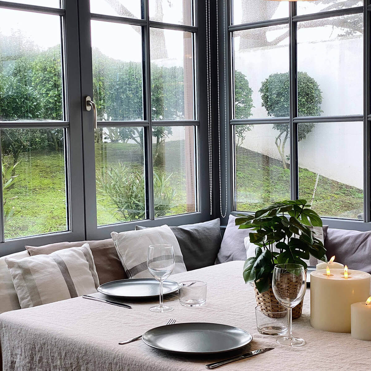 espace repas maison bretonne contemporaine