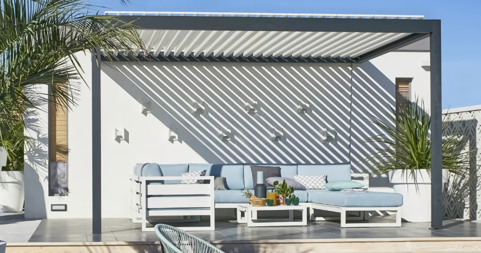 terrasse design avec pergola bioclimatique terrasse design avec pergola bioclimatique