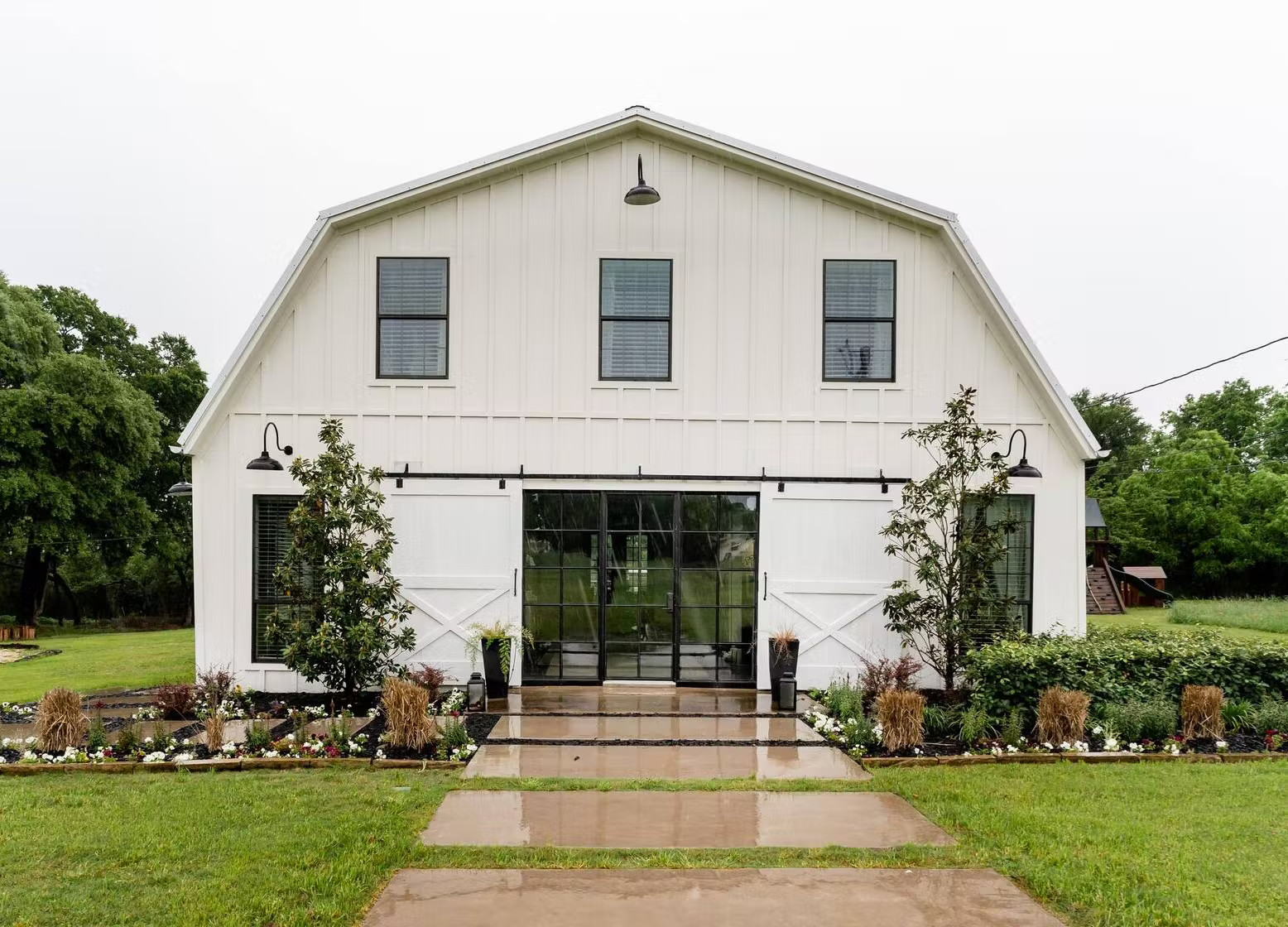 façade grange décorée par Joanna et Chip Gaines