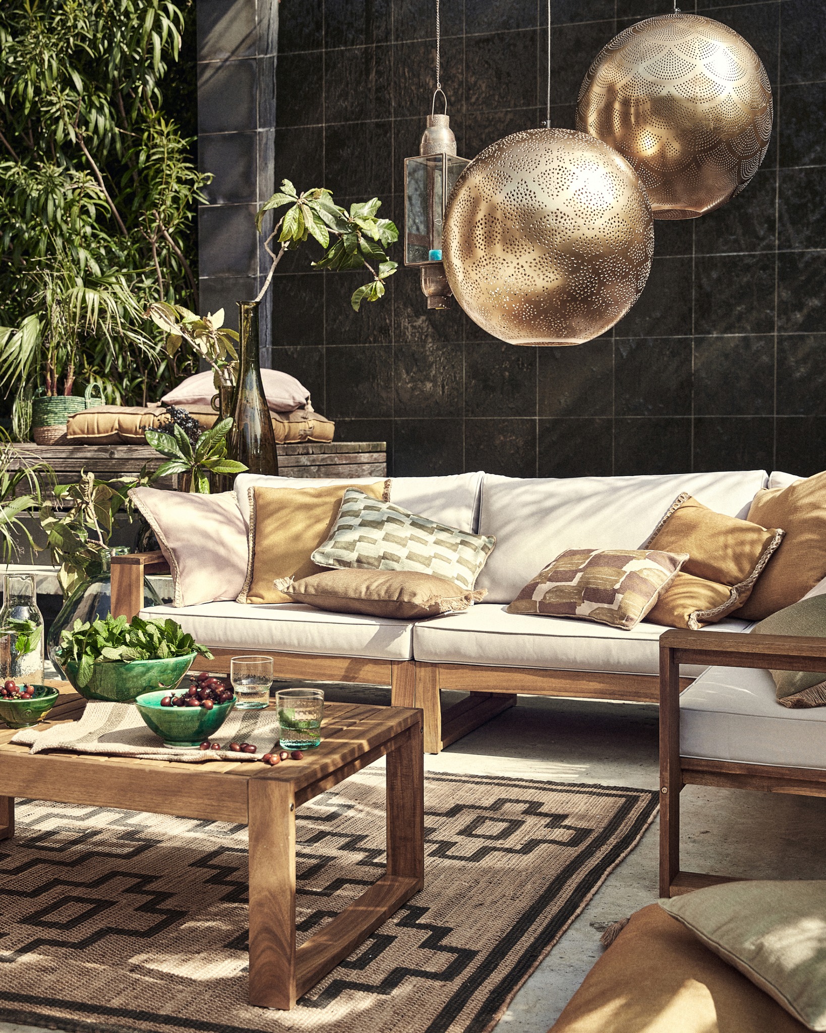 terrasse décoration ethnique chic nouvelle collection Alinea terrasse décoration ethnique chic nouvelle collection Alinea