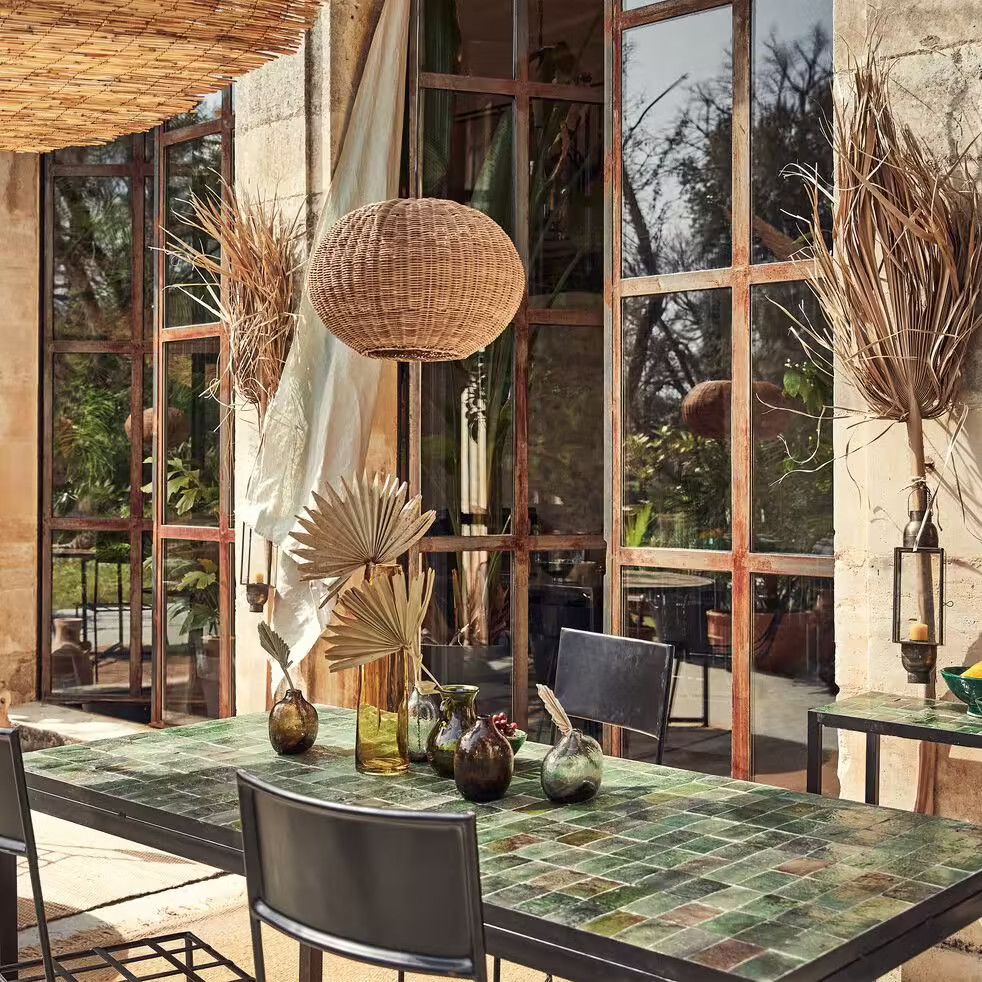 terrasse décoration ethnique chic nouvelle collection Alinea terrasse décoration ethnique chic nouvelle collection Alinea