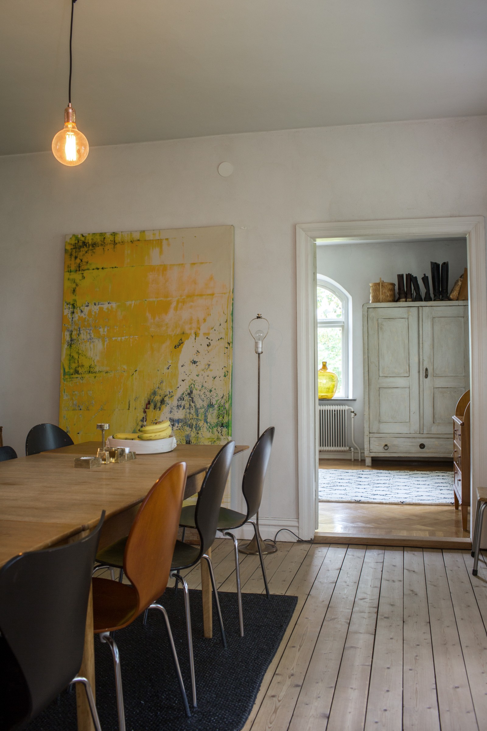 salle à manger maison rénovée