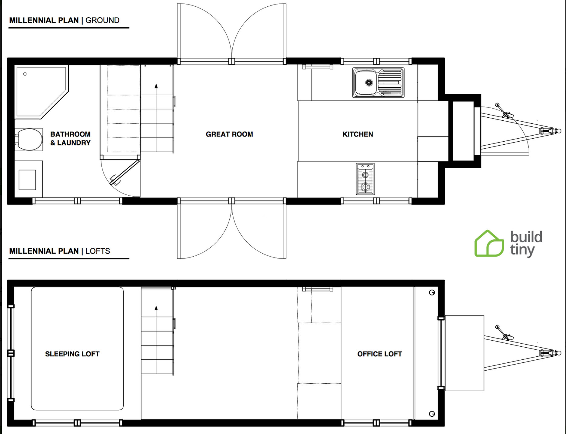 plan tiny house 17m2 plan tiny house 17m2