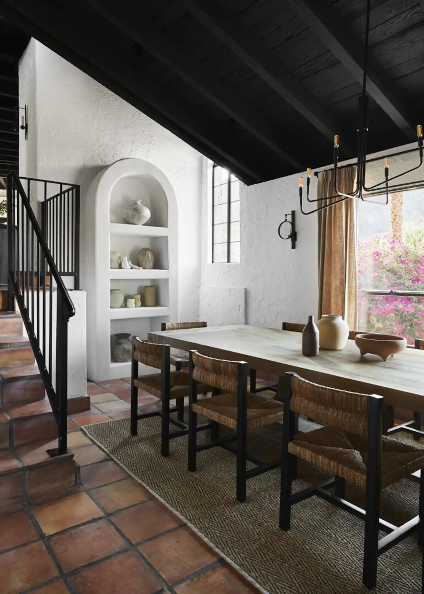 salle à manger maison de Bobby Berk