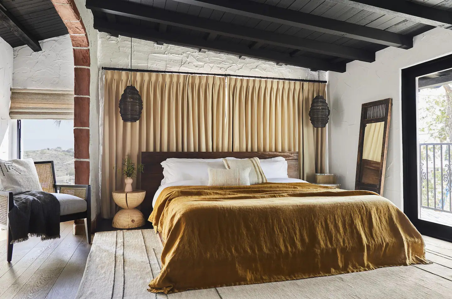 chambre maison de Bobby Berk