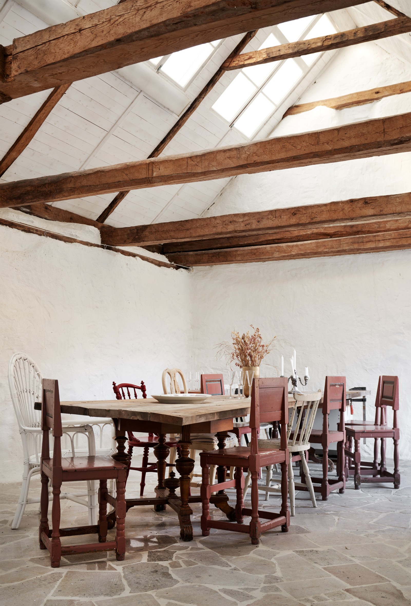 salle à manger avec poutres salle à manger avec poutres