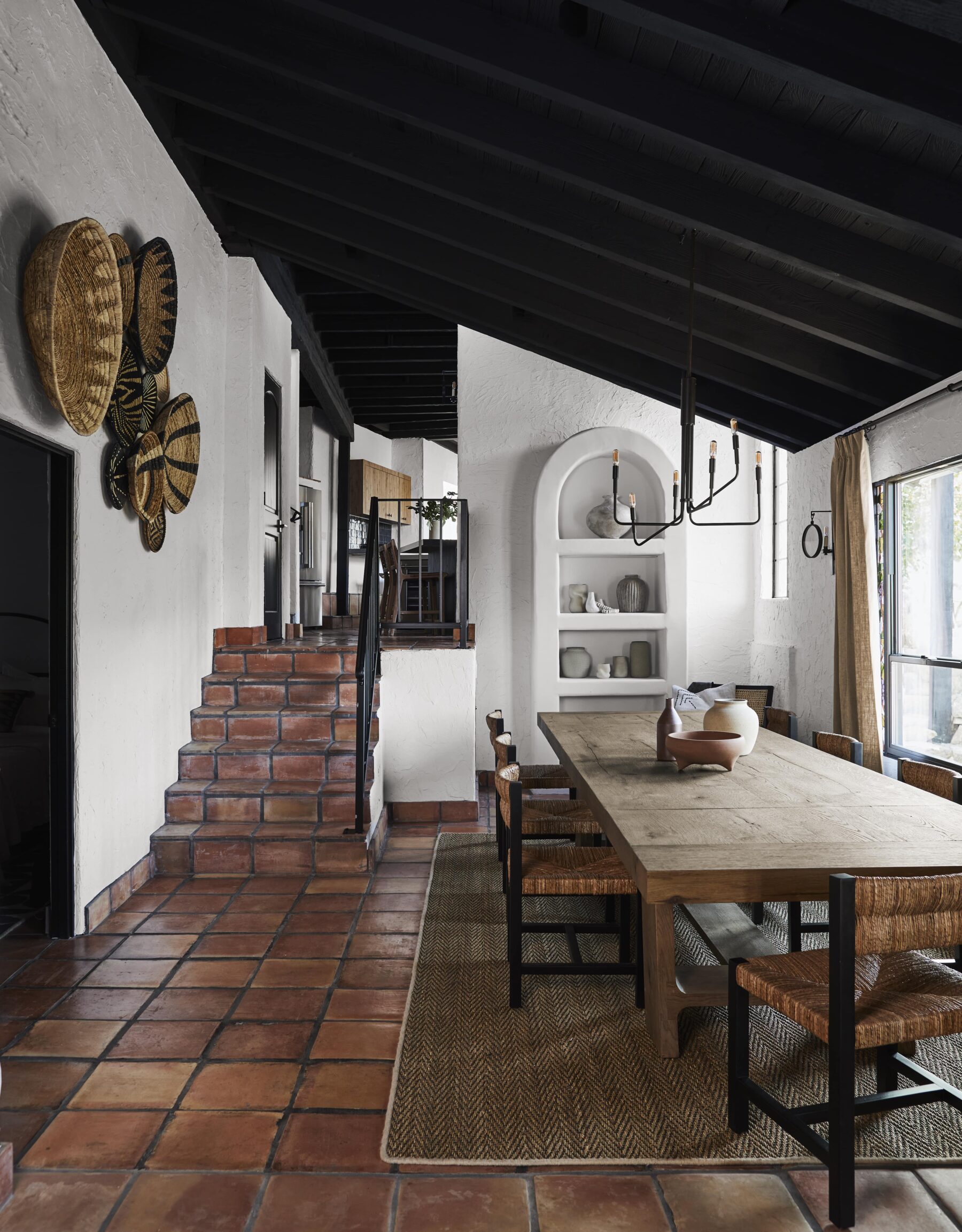 salle à manger maison de Bobby Berk