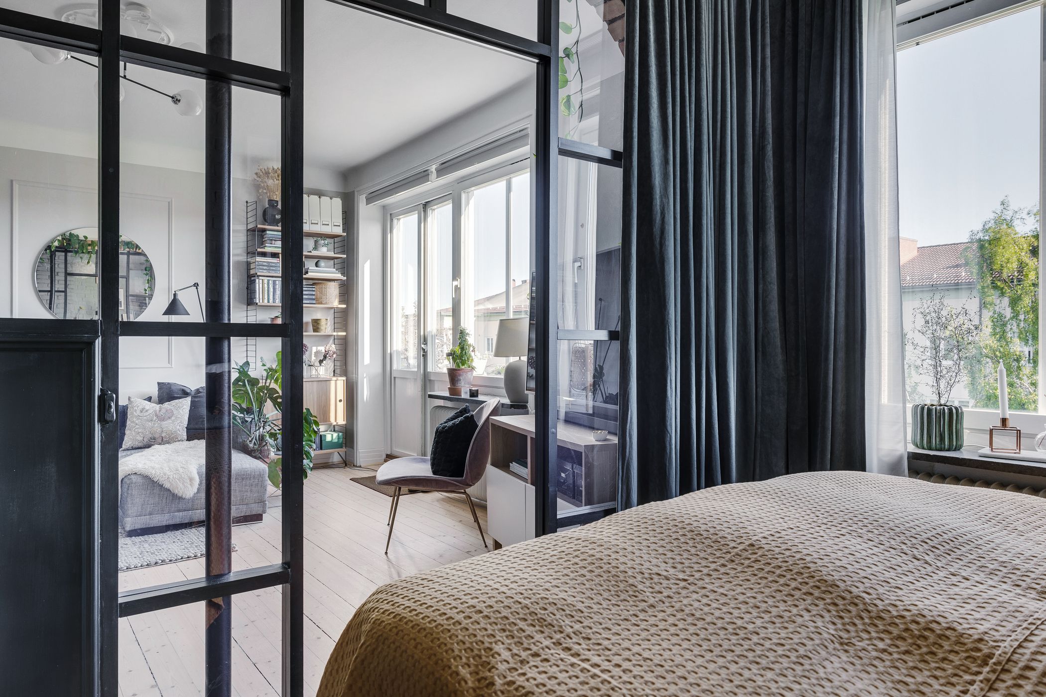 chambre avec verrière
