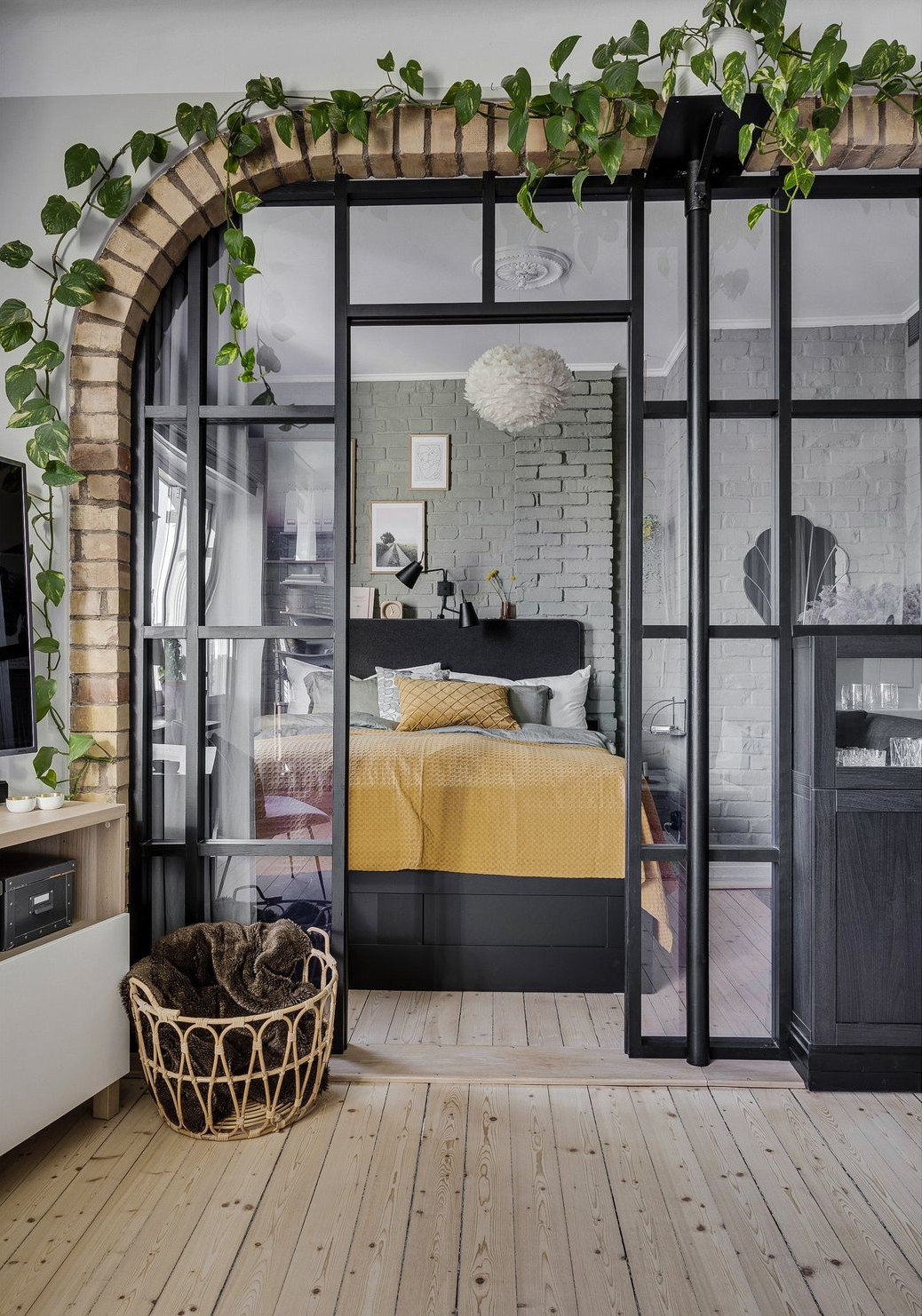 chambre avec verrière